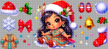 16oz Christmas-S 2541